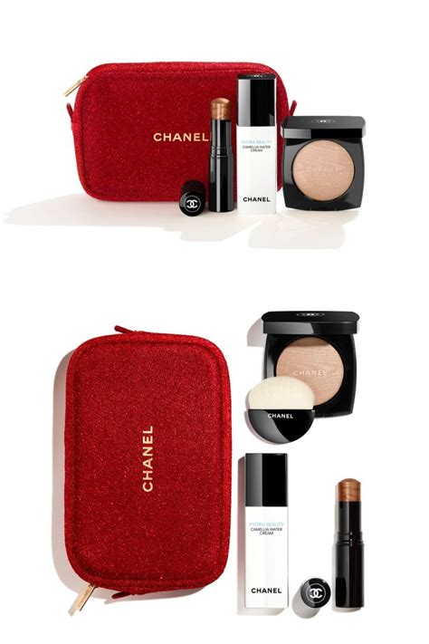 chanel gift set with makeup bag|chanel 2023 gift set.